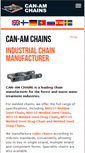 Mobile Screenshot of can-amchains.com